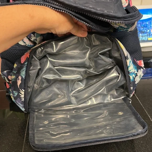 Vera Bradley Floral Backpack - Navy and Multicolor - Picture 4 of 16